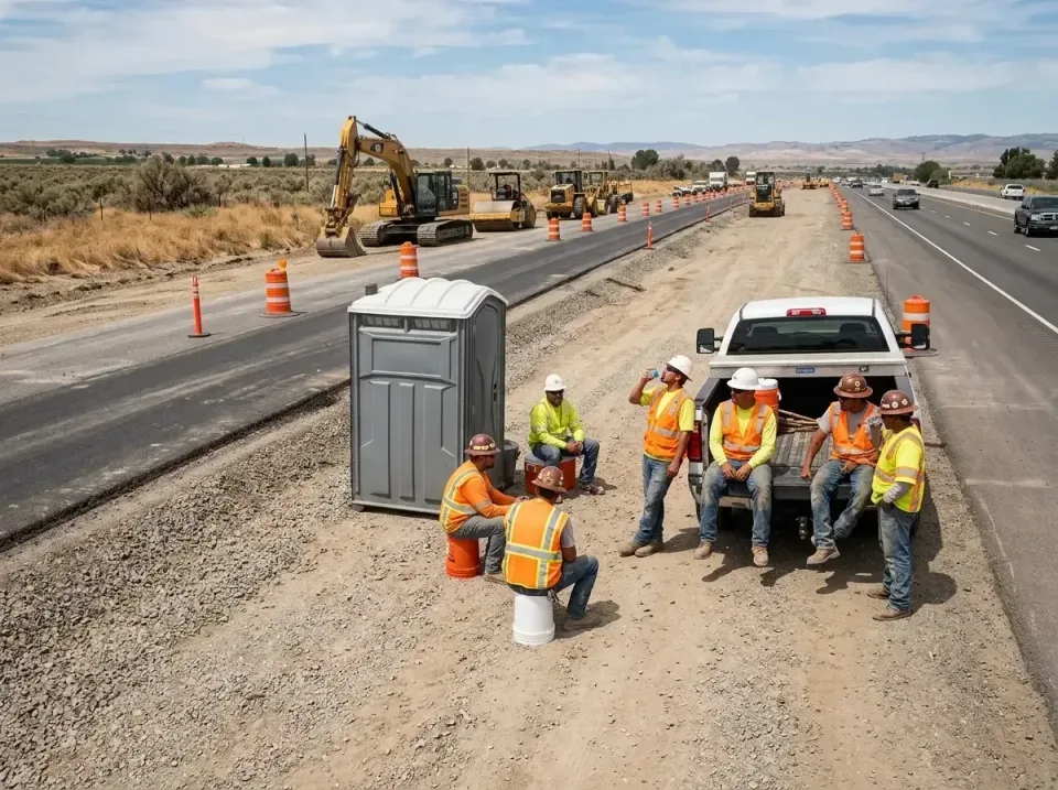 highway-road-construction-crew-007 — frequently asked questions, Porta Potty and Restroom Rentals in River Road, OR